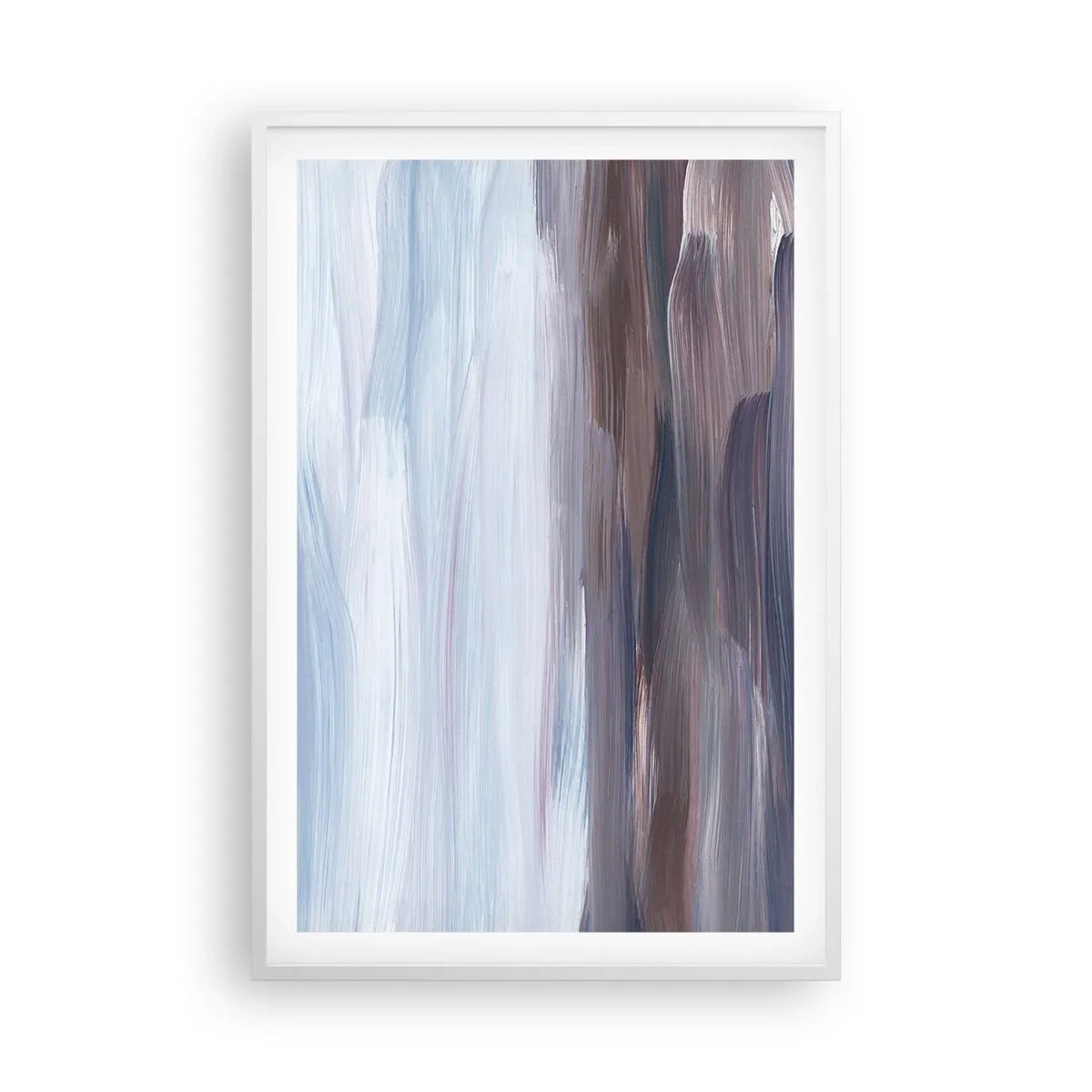 Pôster em moldura branca - Elementos: água - 61x91 cm