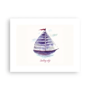 Pôster - Cheio de velas e águas calmas - 40x30 cm