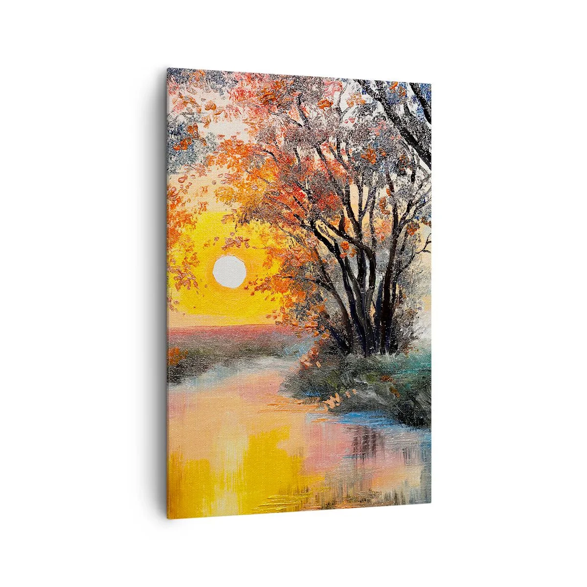 Quadro em tela - Vibrações de outono - 80x120 cm
