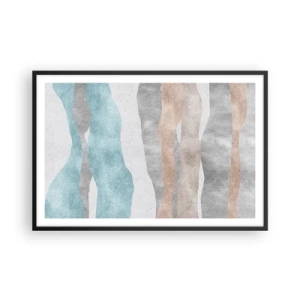 Pôster com moldura preta - Um estudo de proximidade - 91x61 cm