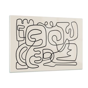 Quadro em vidro - Na trilha - 120x80 cm