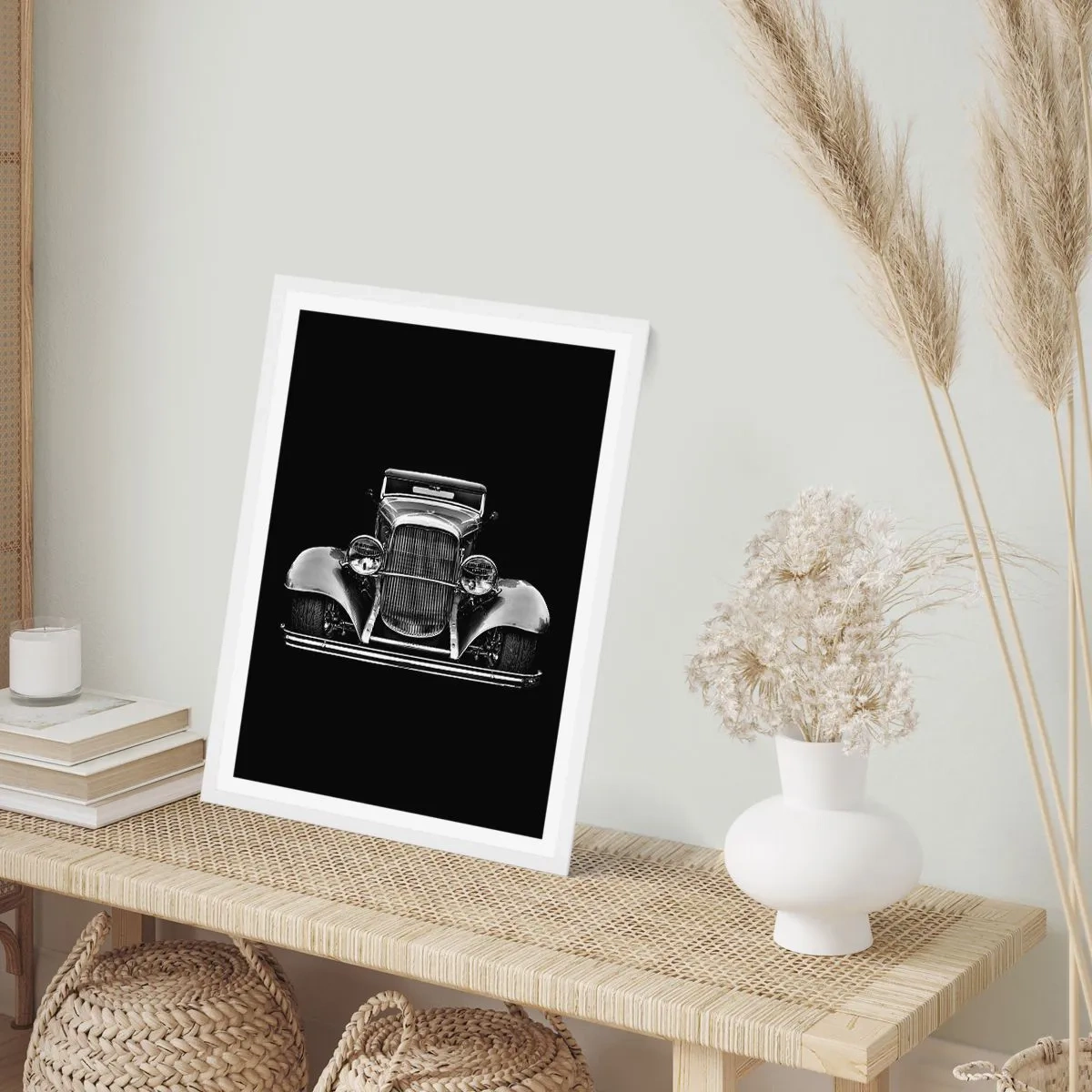 Pôster em moldura branca - Um verdadeiro general - 70x100 cm