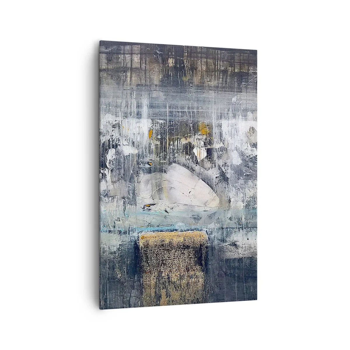 Quadro em tela - Pelo gelo ou pelo torrão de terra - 80x120 cm