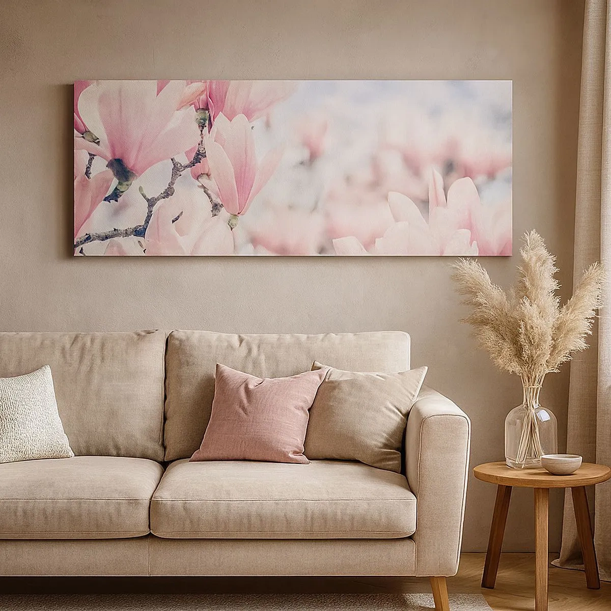 Quadro em tela - O ideal da subtileza - 100x40 cm