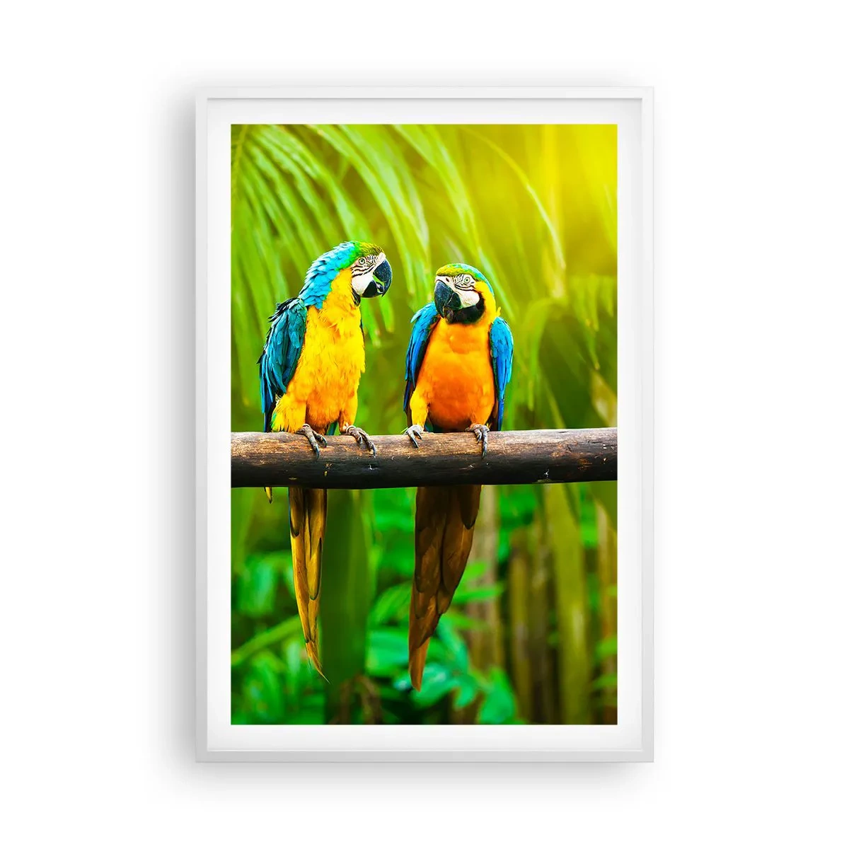 Pôster em moldura branca - E ouviste dizer que ela...? - 61x91 cm