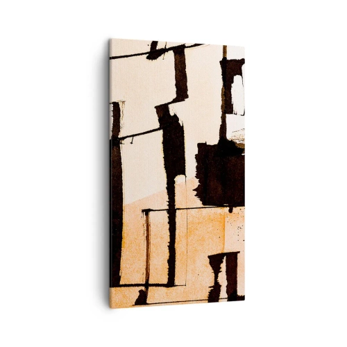 Quadro em tela - No entanto, a ordem - 45x80 cm