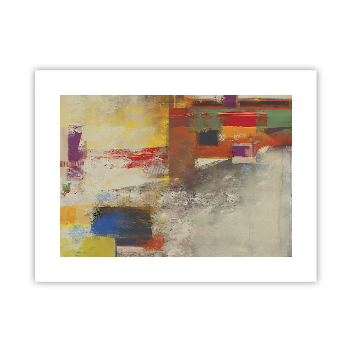 Pôster - Geometria das cores - 40x30 cm