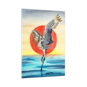 Quadro em vidro - É hora de voltar - 50x70 cm