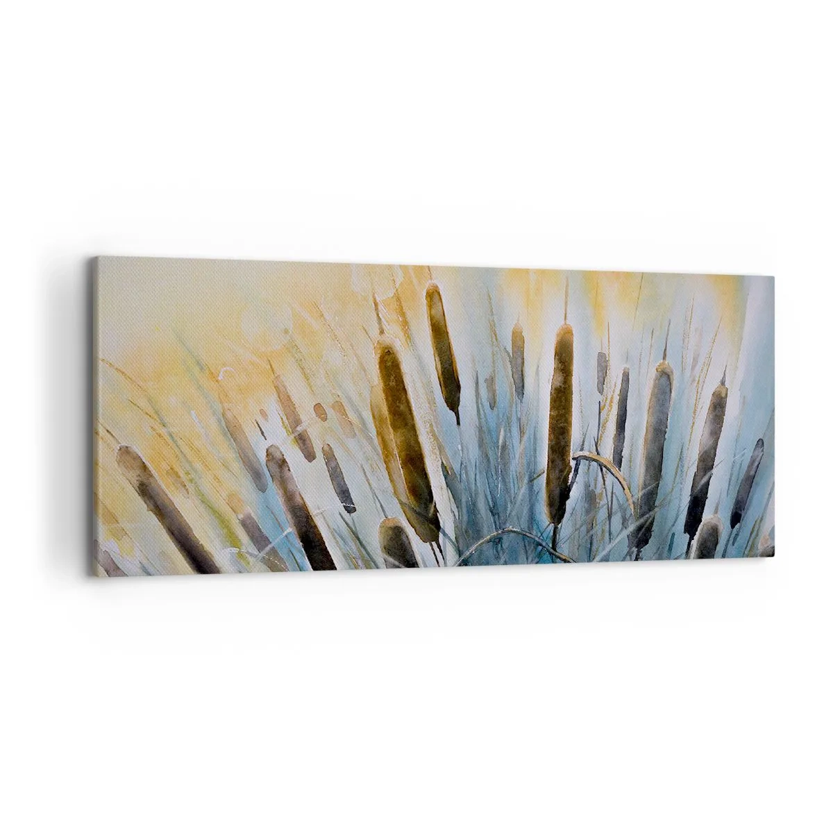 Quadro em tela - O frio da água, o calor do sol - 120x50 cm