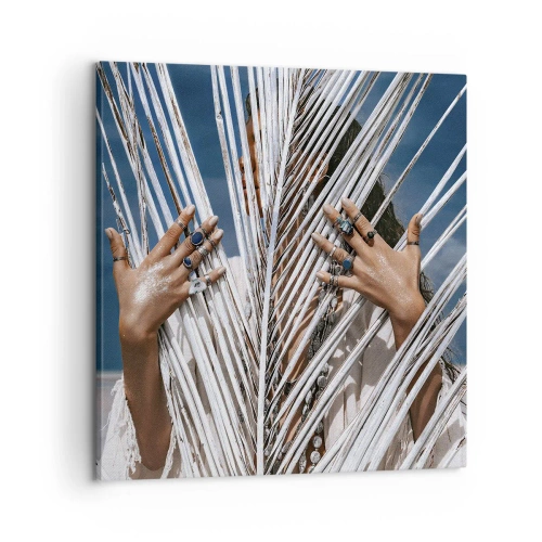 Quadro em tela - A xamã - 60x60 cm