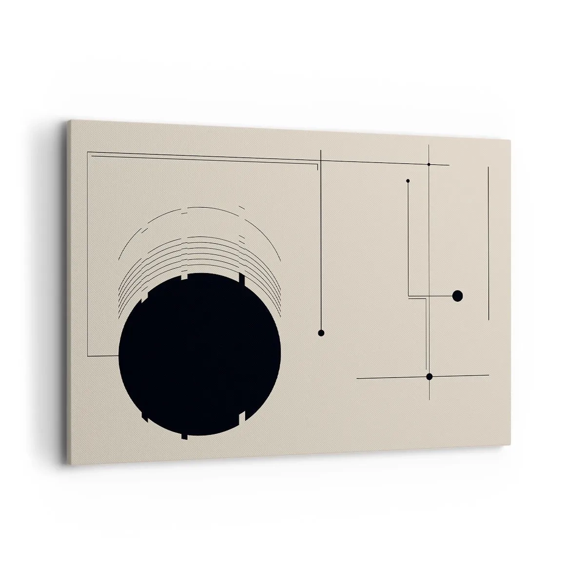 Quadro em tela - Composição flexível e dinâmica - 100x70 cm