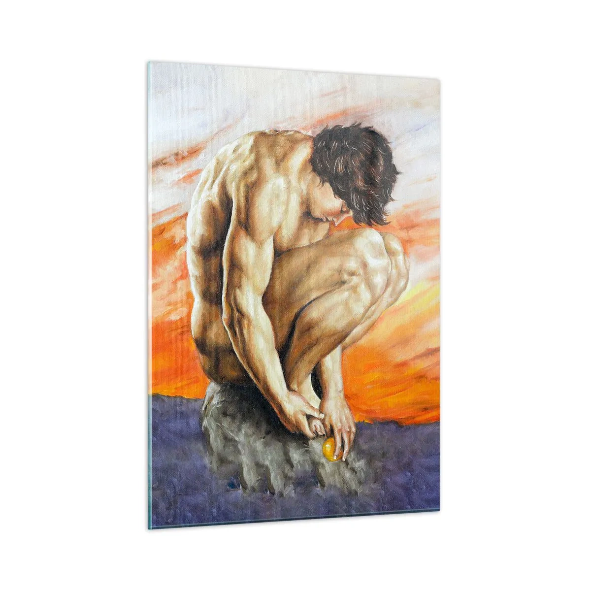 Quadro em vidro - Imerso em si mesmo - 50x70 cm