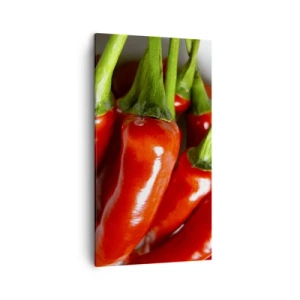 Quadro em tela - Suculento, brilhante, liso - 45x80 cm