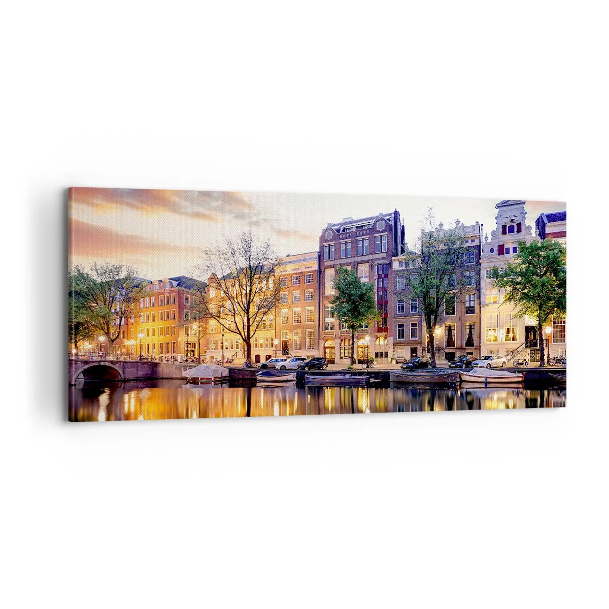 Quadro em tela - Beleza holandesa contida e calma - 100x40 cm