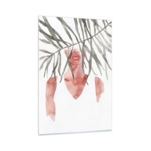 Quadro em vidro - A dama dos trópicos - 80x120 cm