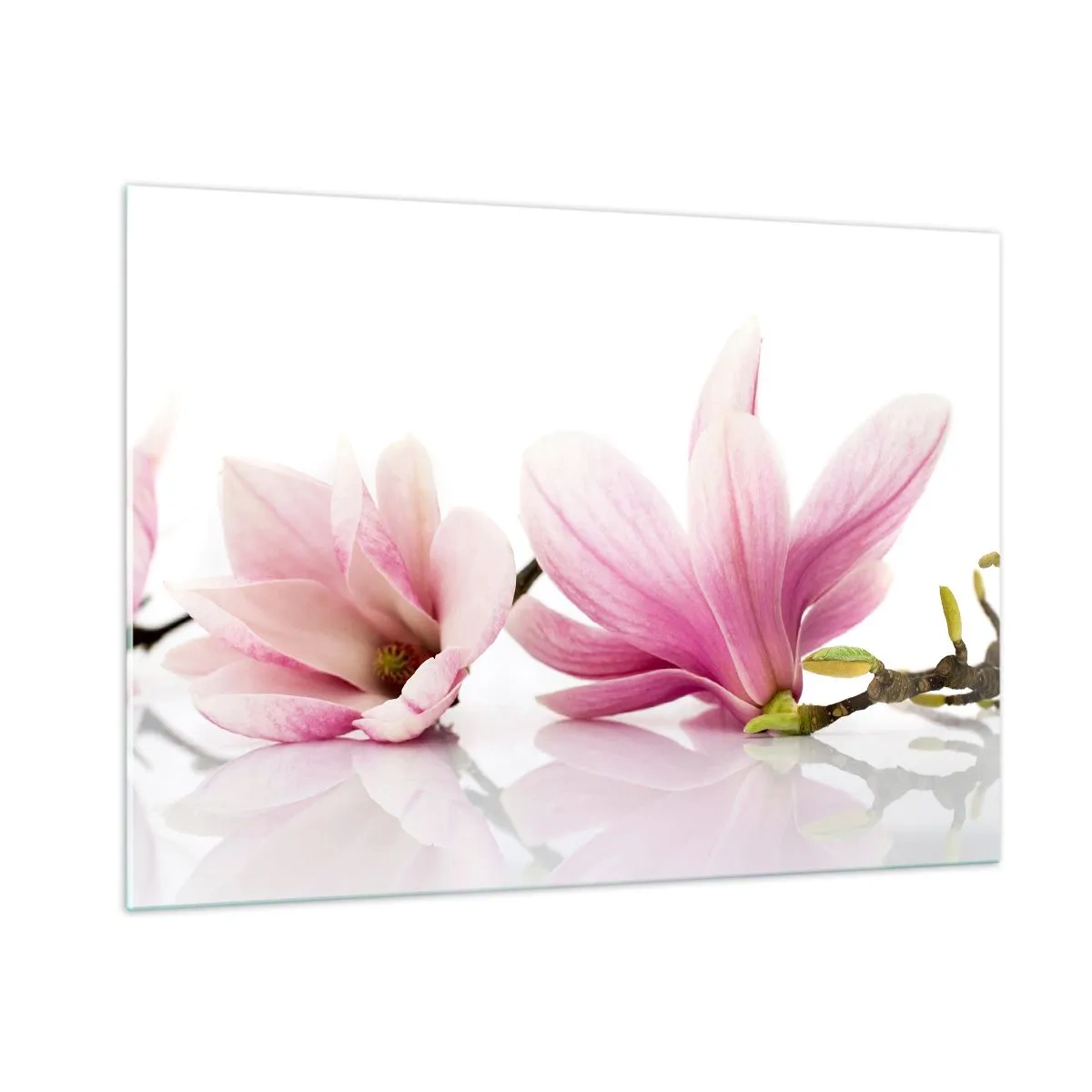 Quadro em vidro - Suave como um sopro de primavera - 100x70 cm