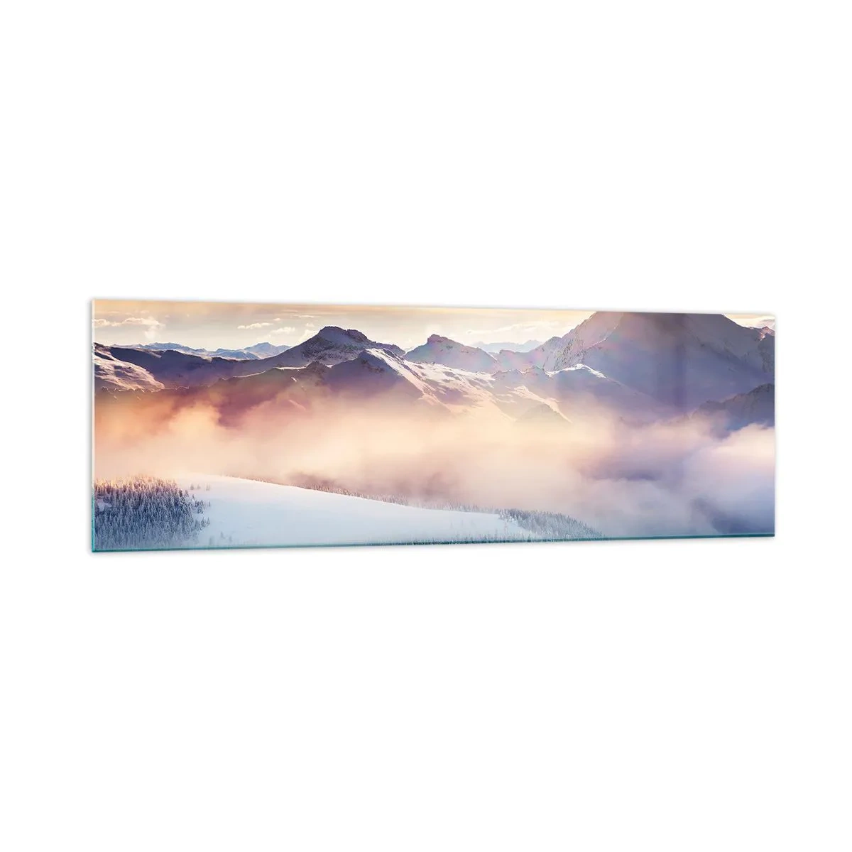 Quadro em vidro - O poder e a pureza da natureza - 160x50 cm