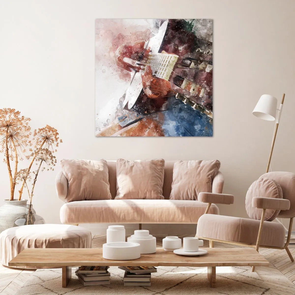 Quadro em tela - E o que acha? - 60x60 cm