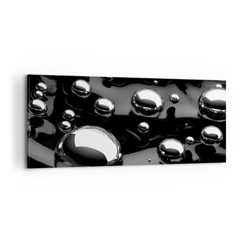 Quadro em tela - Das profundezas negras - 100x40 cm