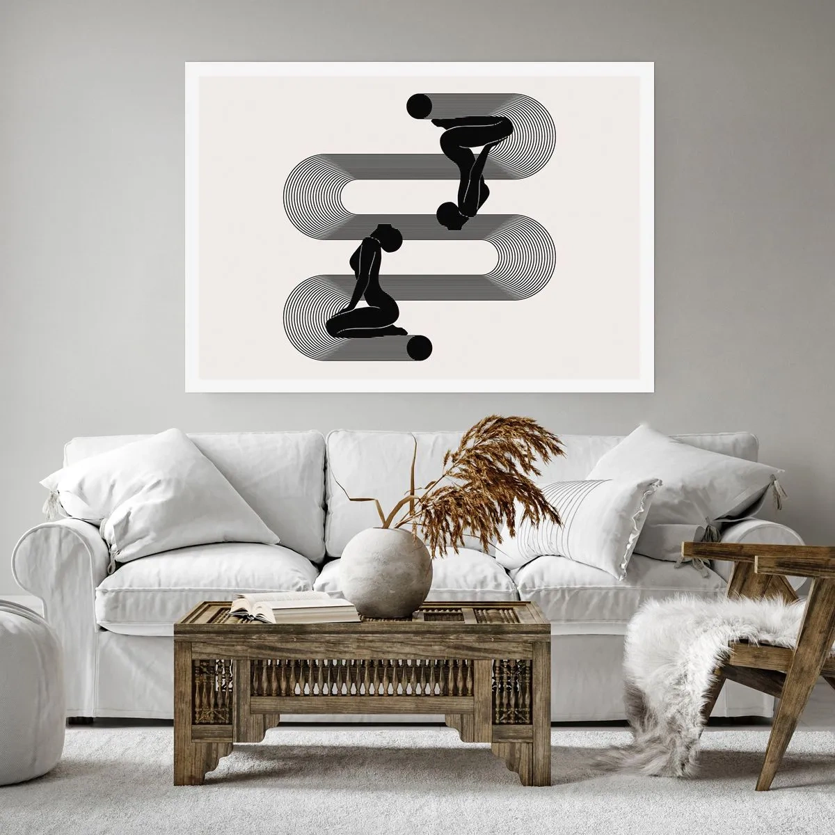 Pôster - Simetria sensual - 91x61 cm