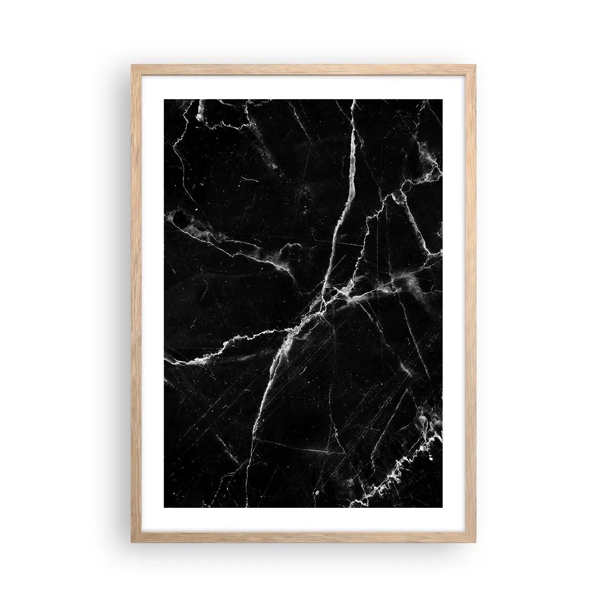 Pôster com moldura de carvalho claro - A vida secreta da pedra - 50x70 cm