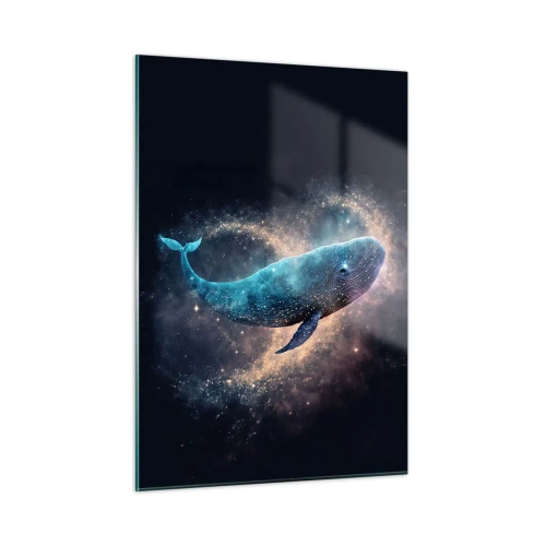 Quadro em vidro - Existe um mundo assim… - 50x70 cm