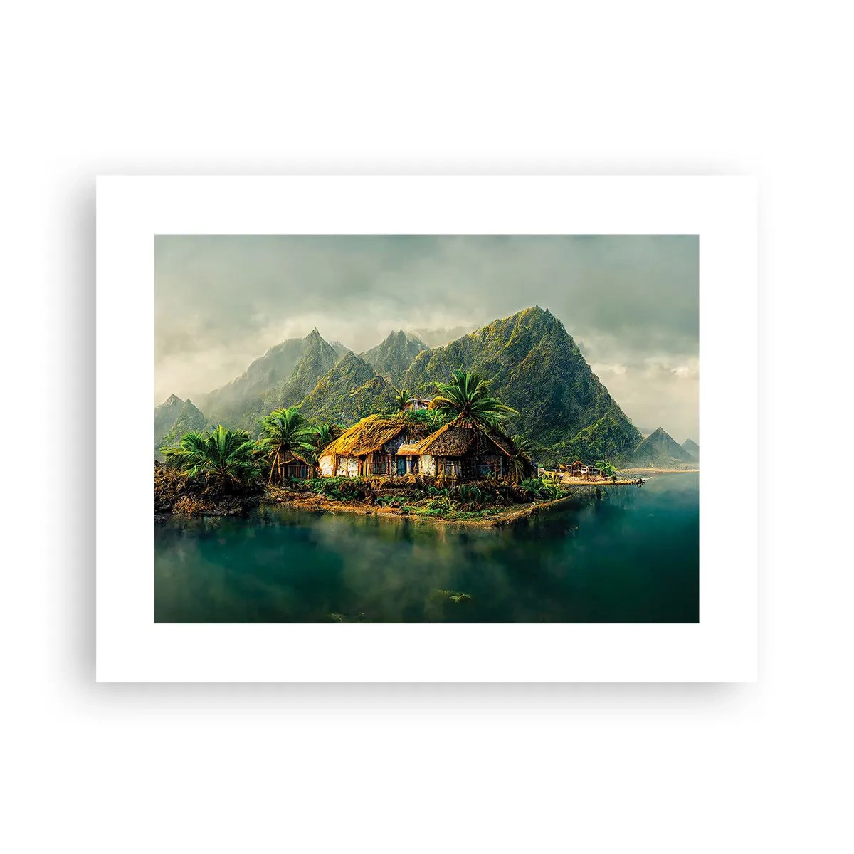 Pôster - Paraíso Tropical - 40x30 cm