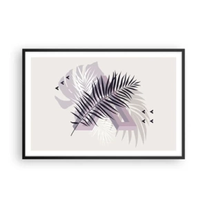 Pôster com moldura preta - A sombra de uma sombra - 91x61 cm