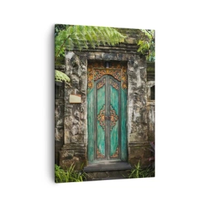 Quadro em tela - Portas para um mundo exótico - 50x70 cm