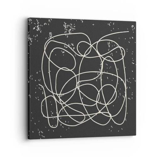 Quadro em tela - Pensamentos errantes - 30x30 cm