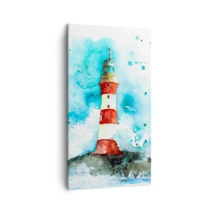 Quadro em tela - Unidade dos elementos da natureza - 45x80 cm