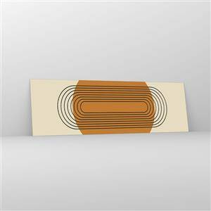 Quadro em vidro - O plano perfeito - 160x50 cm