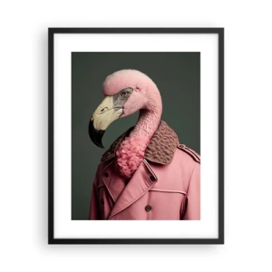 Pôster com moldura preta - Verdadeira elegância - 40x50 cm