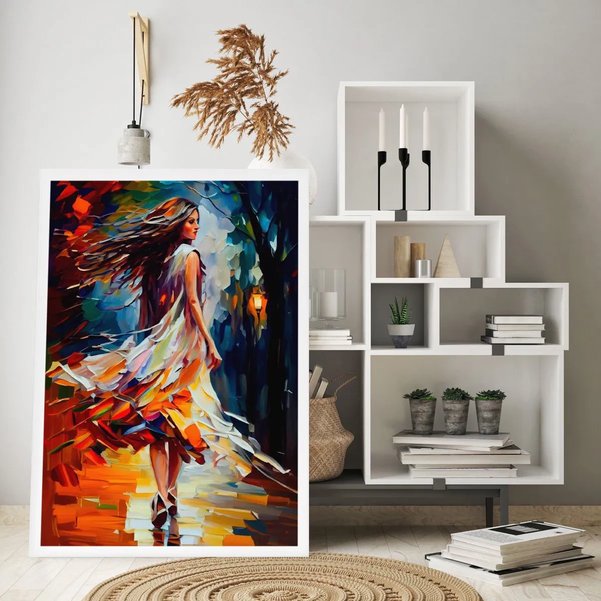 Pôster - Garota outono - 61x91 cm