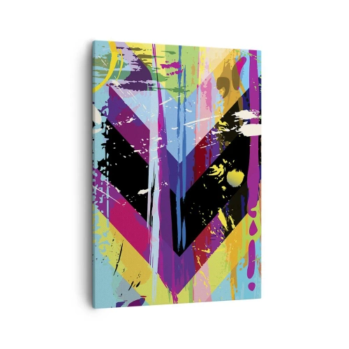 Quadro em tela - De cima para baixo - 50x70 cm