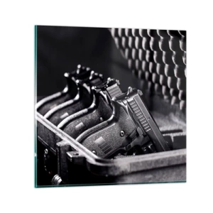 Quadro em vidro - Desporto masculino - 70x70 cm