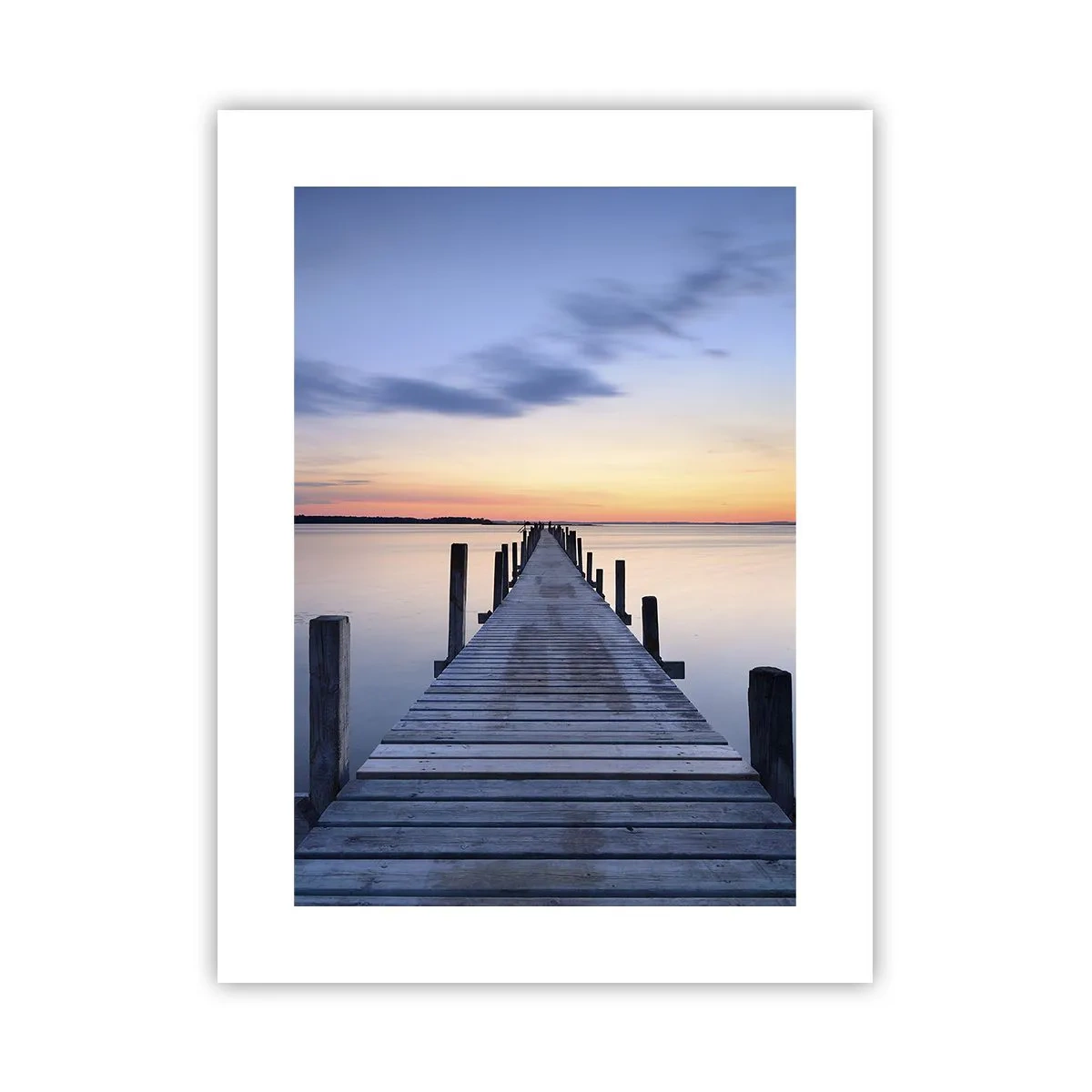 Pôster - A calma de um crepúsculo sereno - 30x40 cm