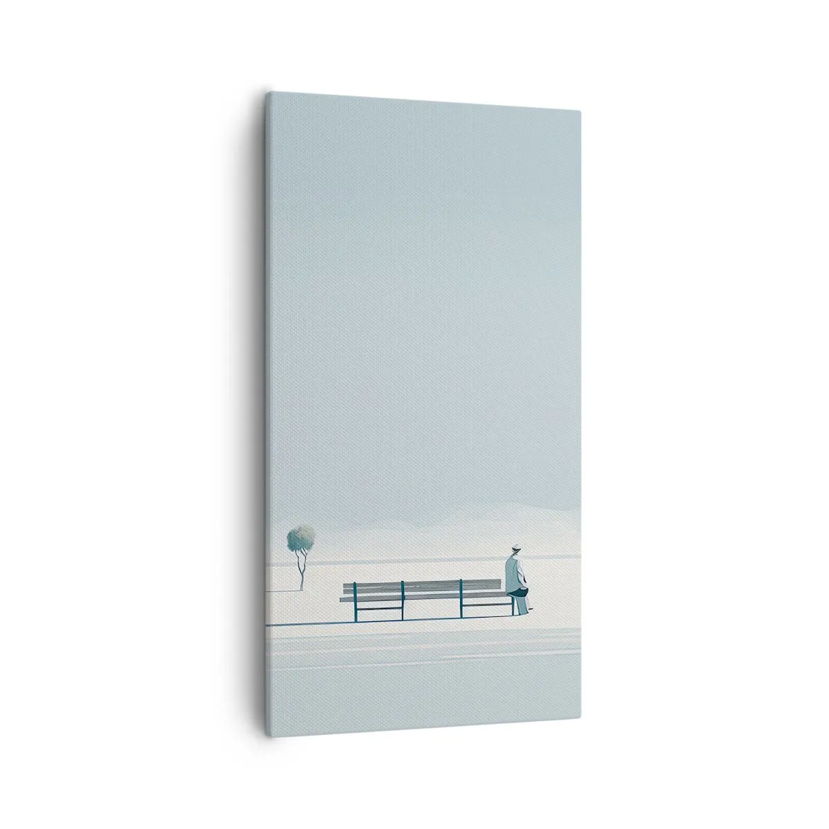 Quadro em tela - Sim, estou esperando. - 55x100 cm