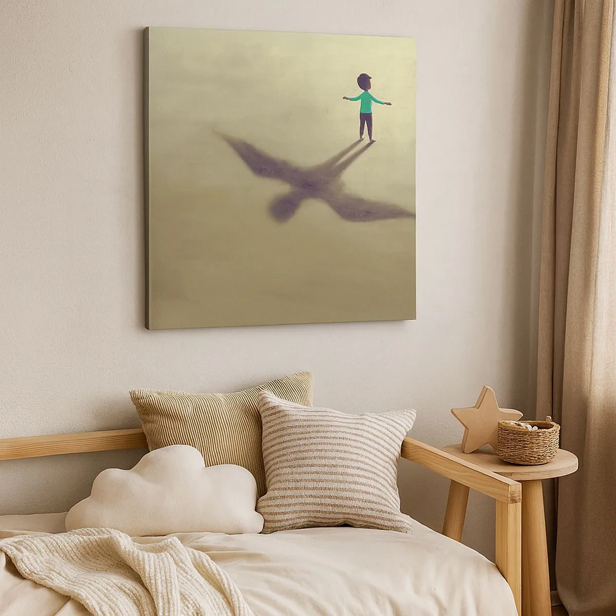 Quadro em tela - Herói do futuro - 30x30 cm