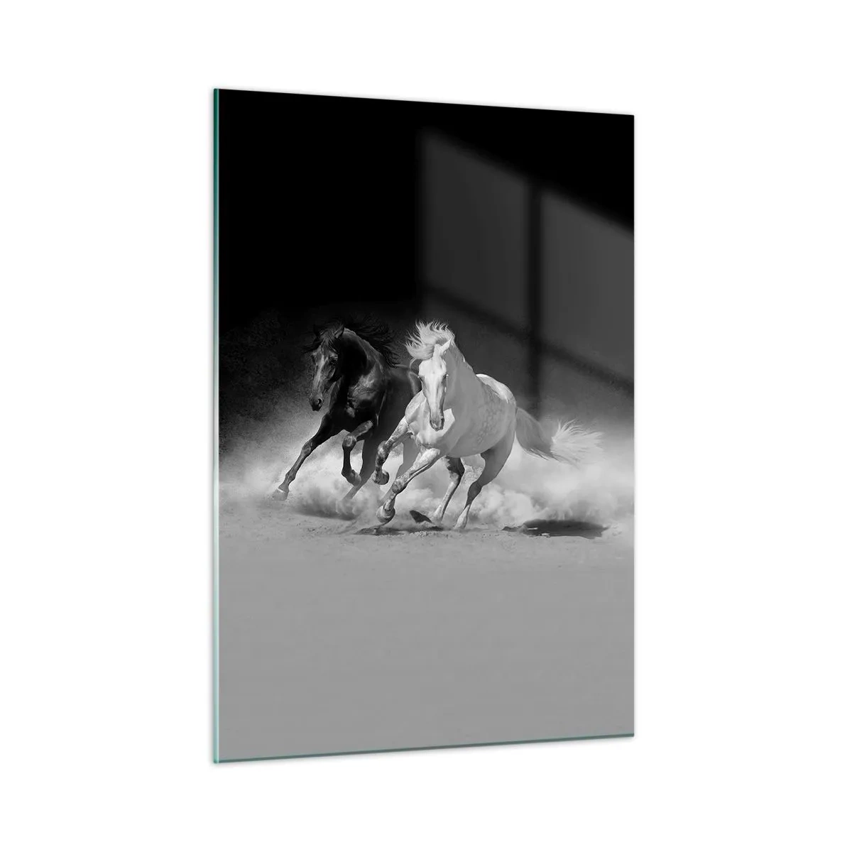 Quadro em vidro - Galope da liberdade - 50x70 cm