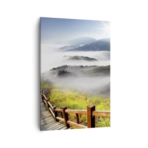 Quadro em tela - Tecido de brilho e névoa - 70x100 cm