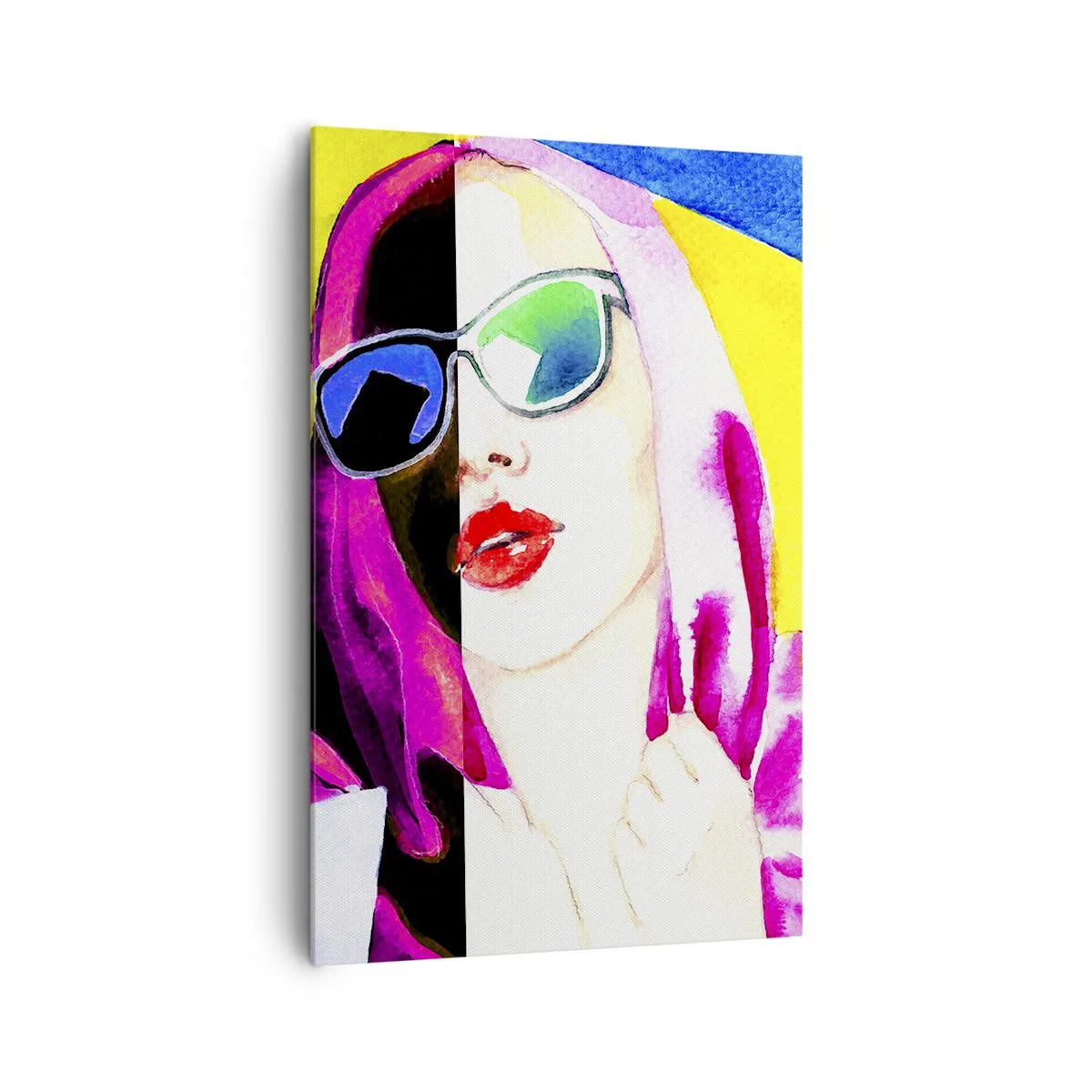 Quadro em tela - Eu não sou branca e não sou preta - 80x120 cm