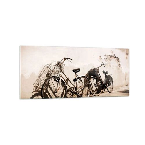 Quadro em vidro - Encanto inesquecível do passado - 120x50 cm