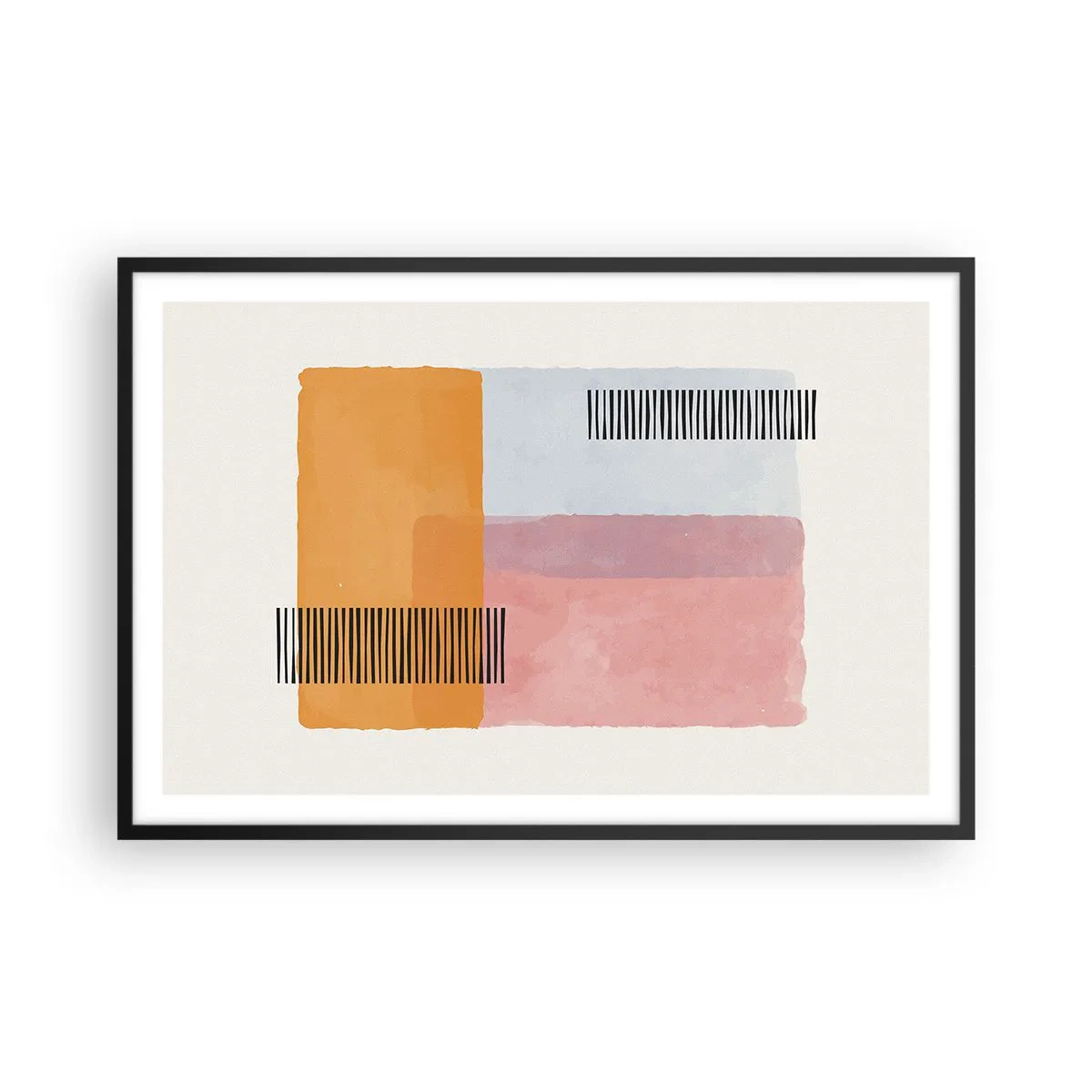 Pôster com moldura preta - De canto a canto - 91x61 cm