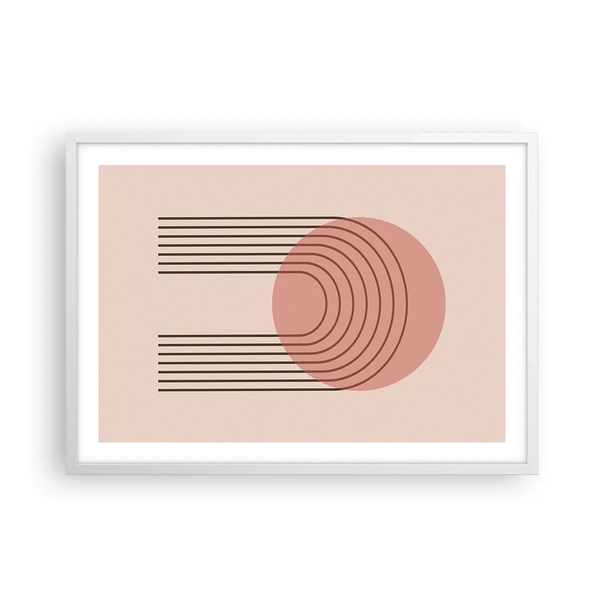 Pôster em moldura branca - Atração irresistível - 70x50 cm