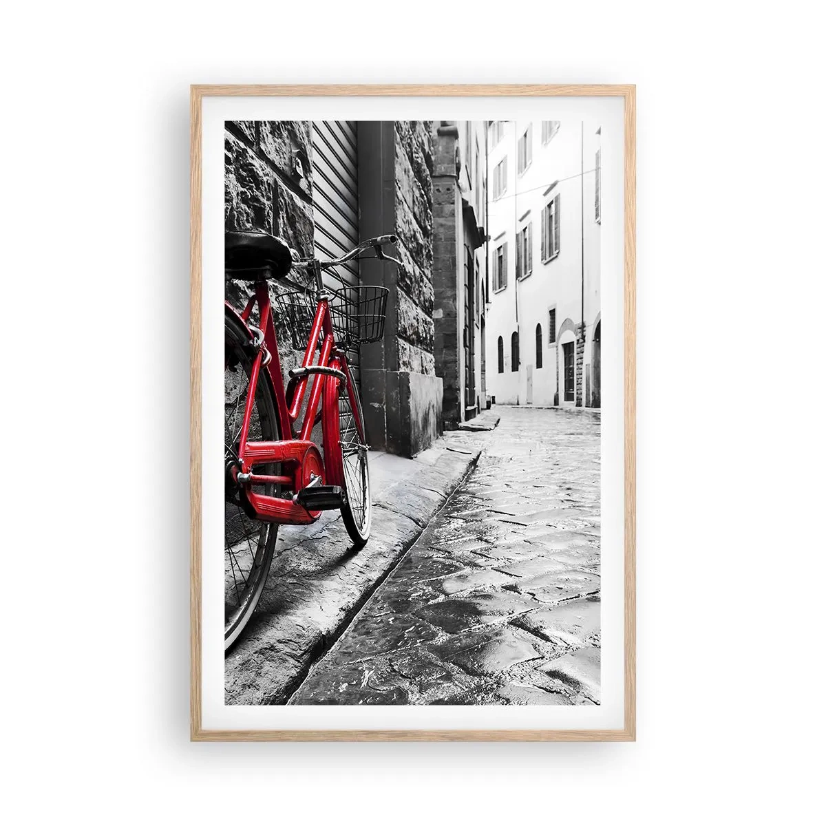 Pôster com moldura de carvalho claro - A verdadeira beleza não envelhece - 61x91 cm