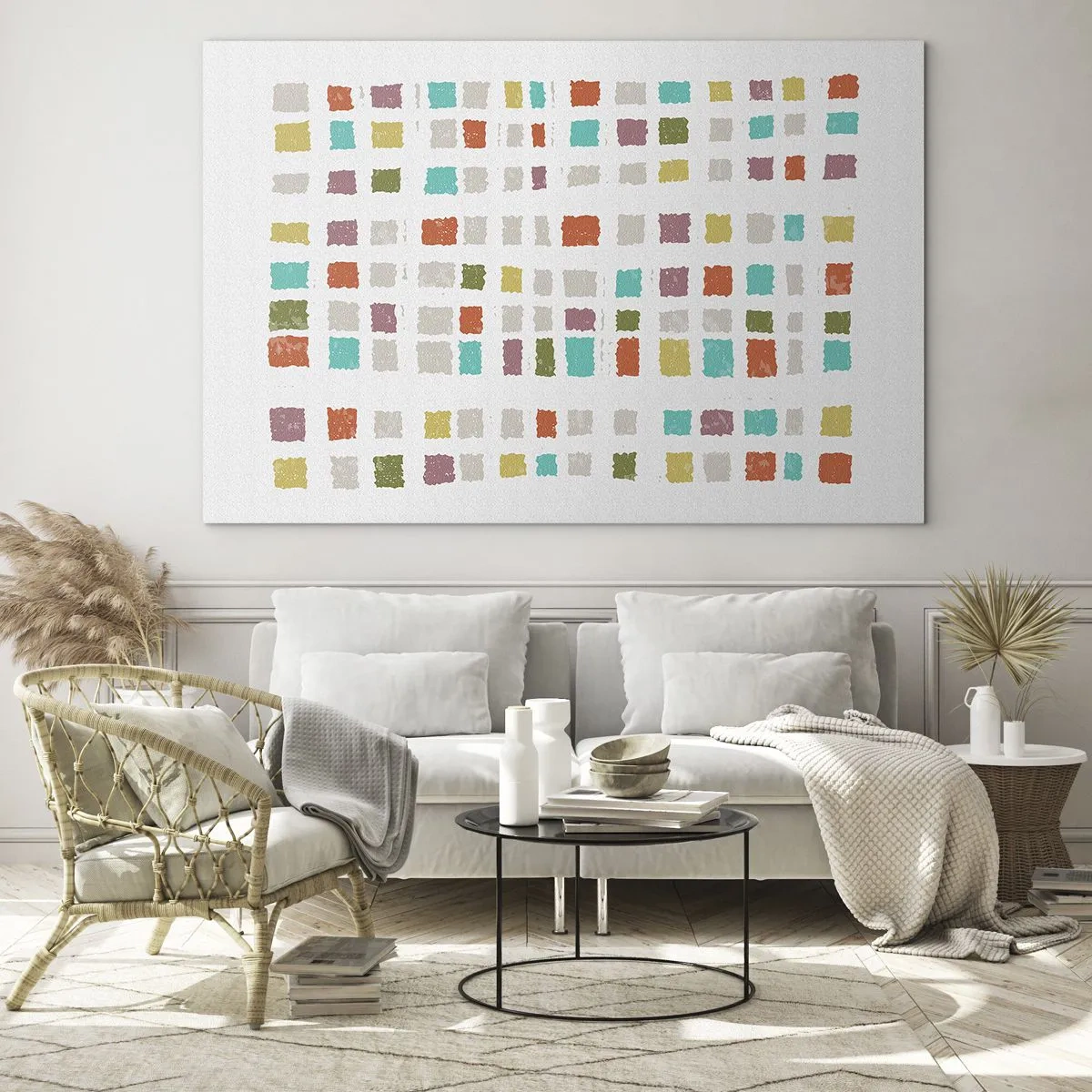 Quadro em vidro - Jogo desconhecido - 100x70 cm