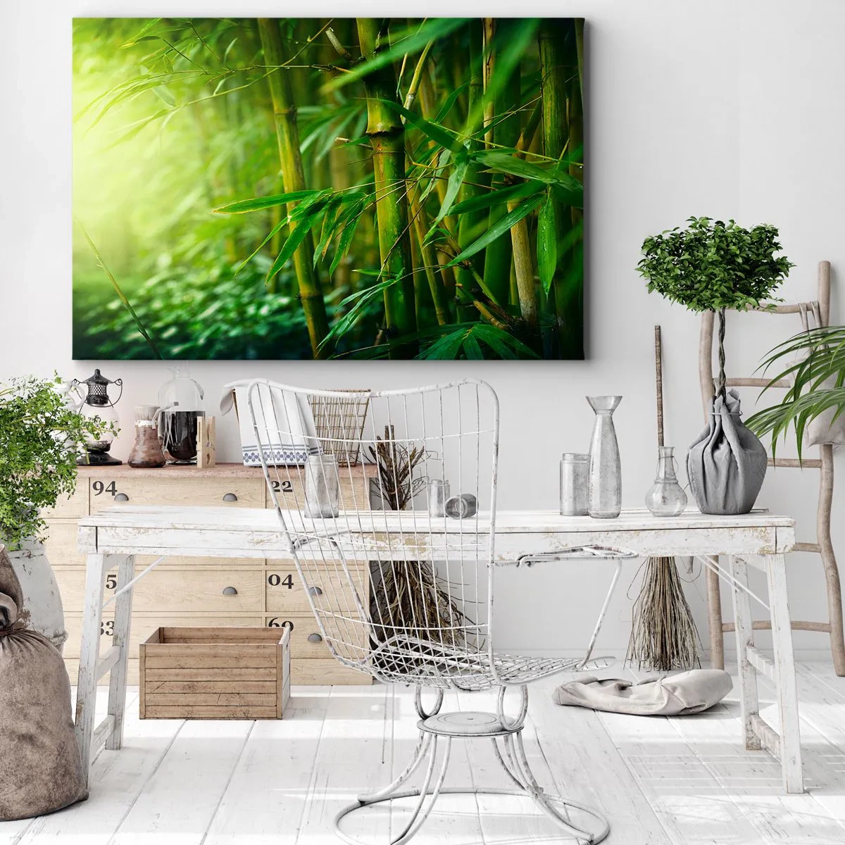 Quadro em tela - Conheça a vegetação - 100x70 cm
