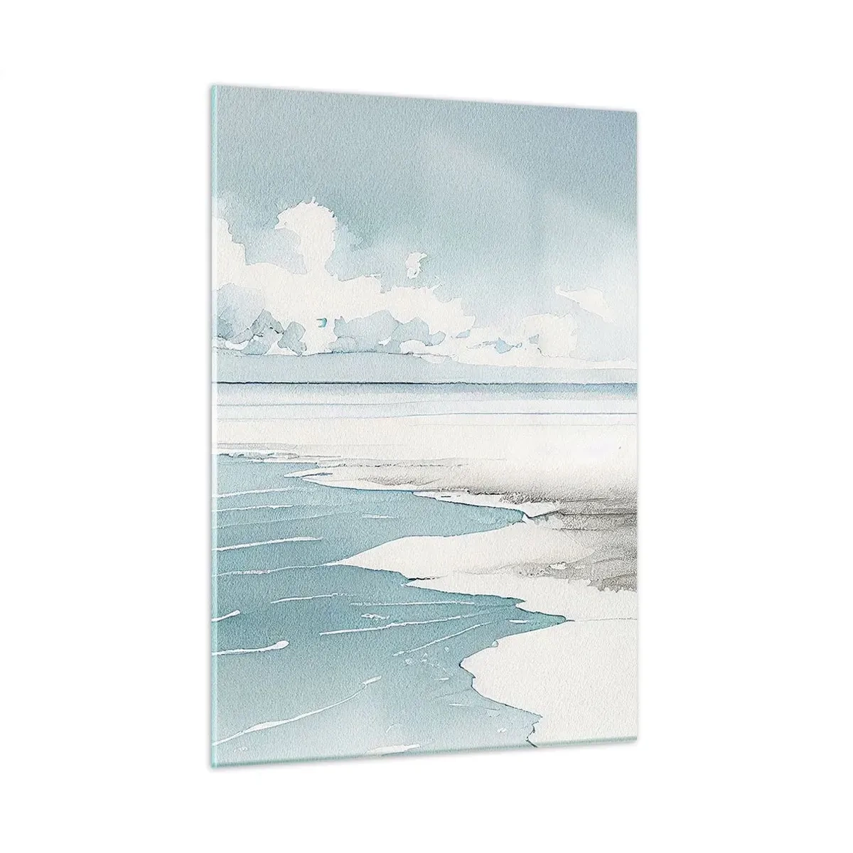 Quadro em vidro - Maré suave - 50x70 cm