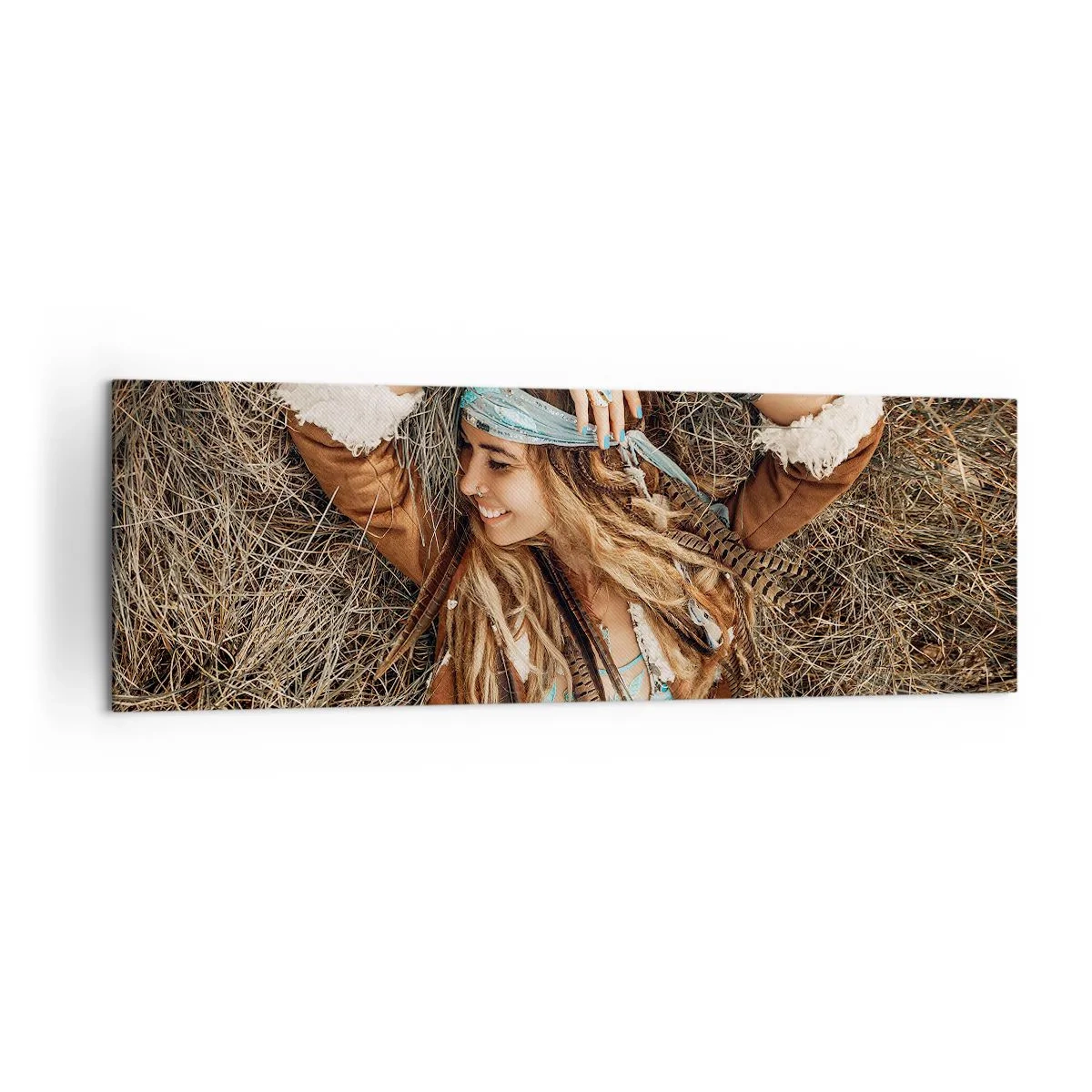 Quadro em tela - A caminho do verão do amor - 160x50 cm